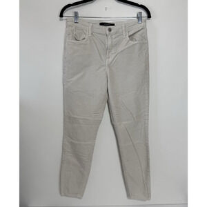 J Brand Corduroy Pants Womens Size 29 Cream Alana Moonbeam